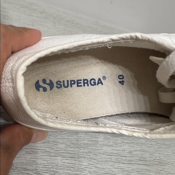 SUPERGA Size 40 Women's 2790 White Platform Sneakers Anthology - Picture 10 of 11